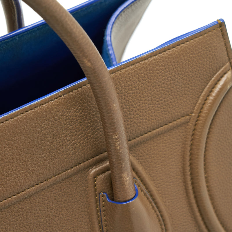 Celine Phantom Tote Bag Dark Brown/Blue SHW