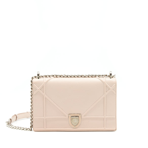 Dior Medium Diorama bag Grained Calfskin beige SHW