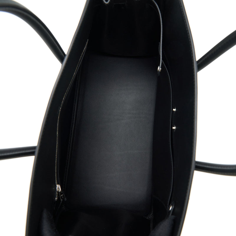 Hermes Shadow Birkin 35 Swift Black SHW Stamp Y