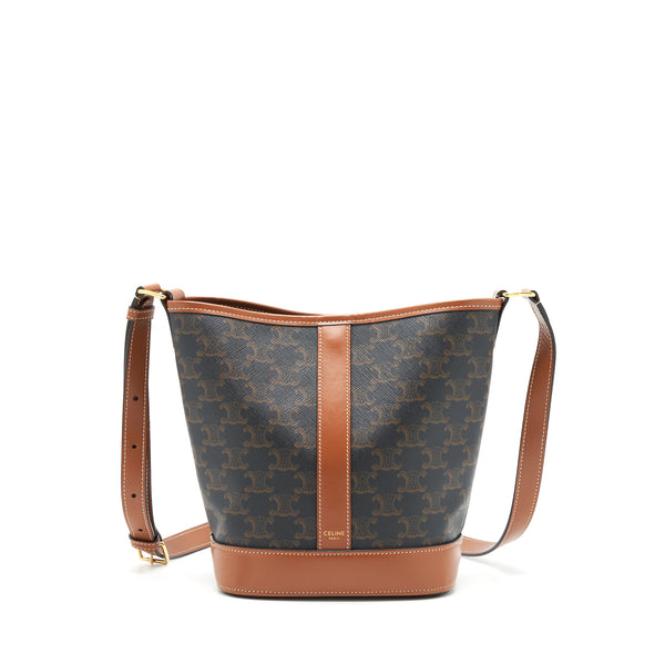Celine Small Bucket Gold Triomphe