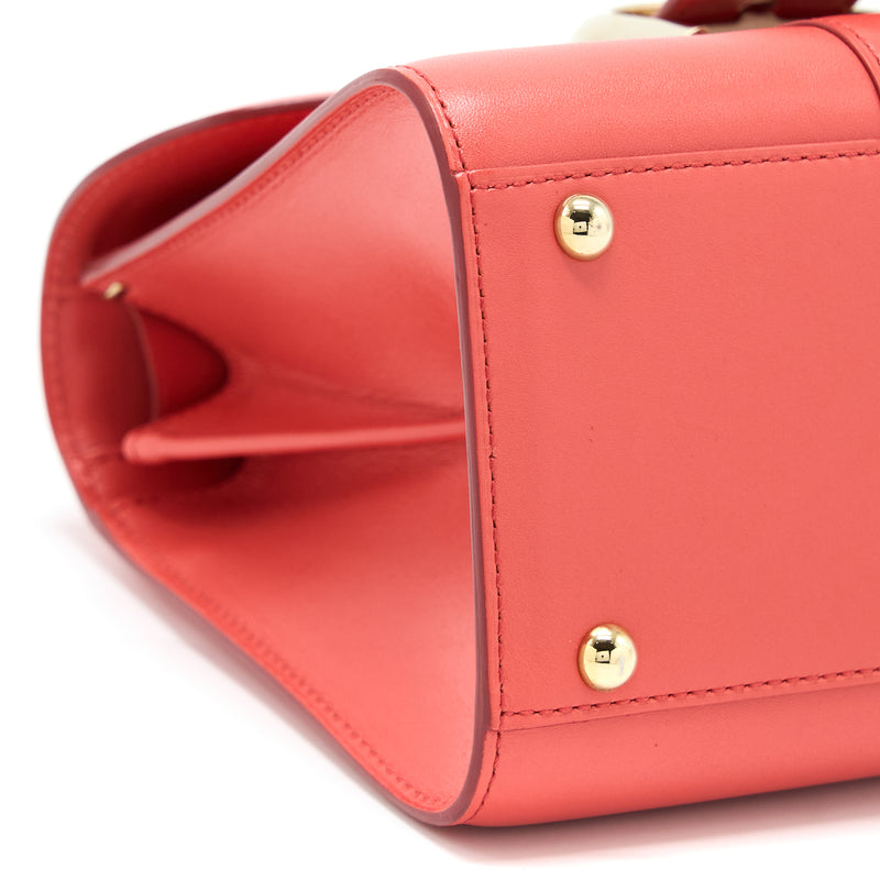 Delvaux Mini Brilliant Box Calfskin Sunset GHW