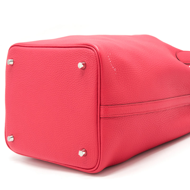 Hermes Picotin 22 Clemence Rose Extreme SHW Stamp D