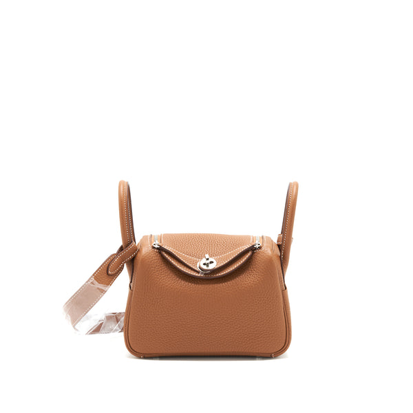 Hermes Mini Lindy Gold With SHW Stamp Y