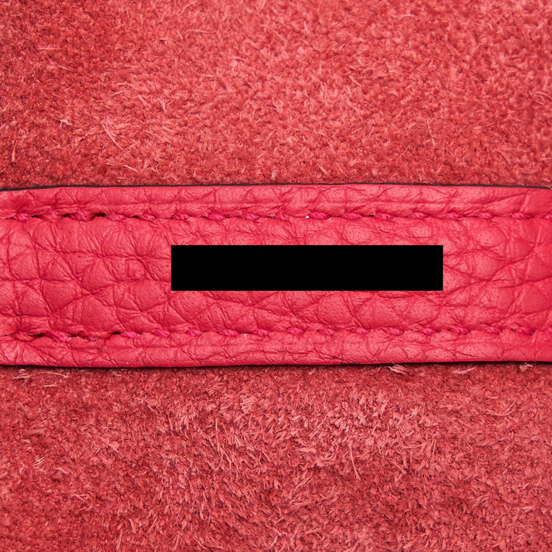 Hermes Picotin 22 Clemence Rose Extreme SHW Stamp D
