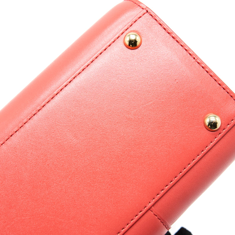 Delvaux Mini Brilliant Box Calfskin Sunset GHW