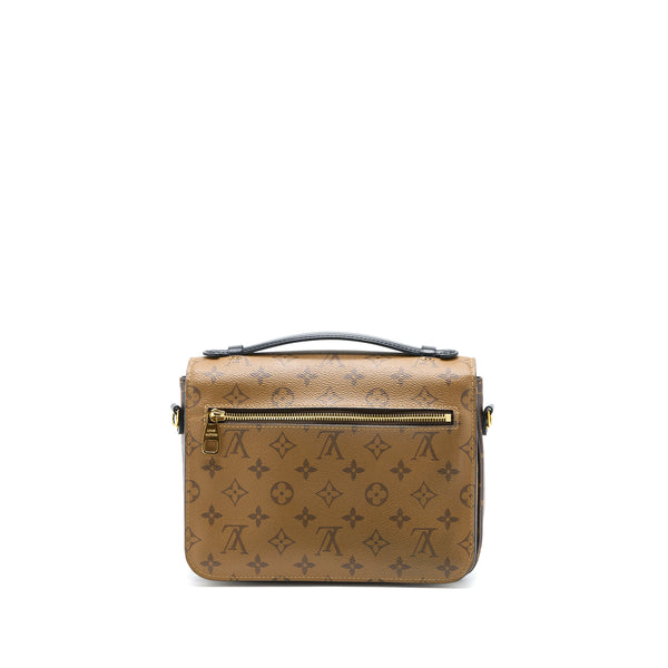 Louis Vuitton Pochette Metis Monogram Reverse Canvas GHW