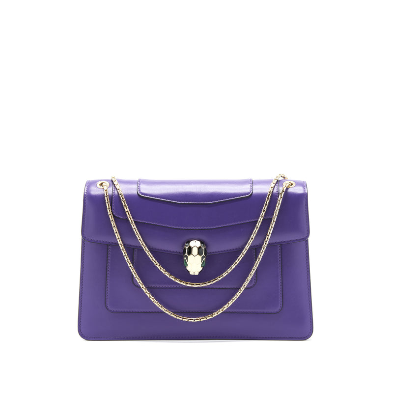 Bvlgari Serpenti Forever Shoulder Bag Purple LGHW