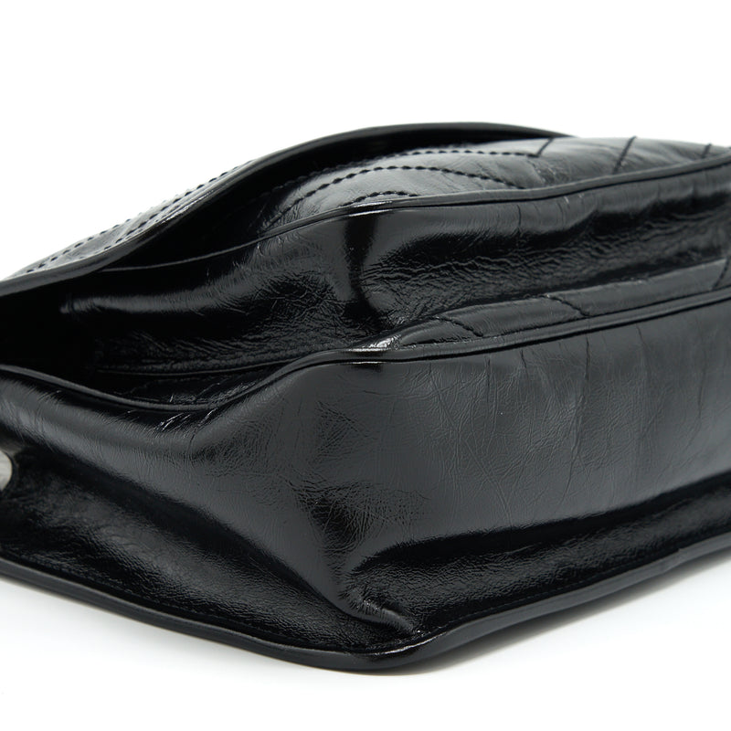 Saint Laurent/YSL Medium Niki Bag Calfskin Black SHW