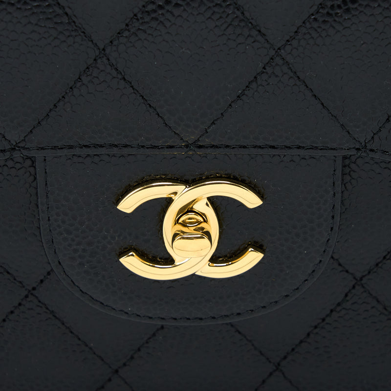 Chanel Jumbo Classic Double Flap Bag Caviar Black GHW