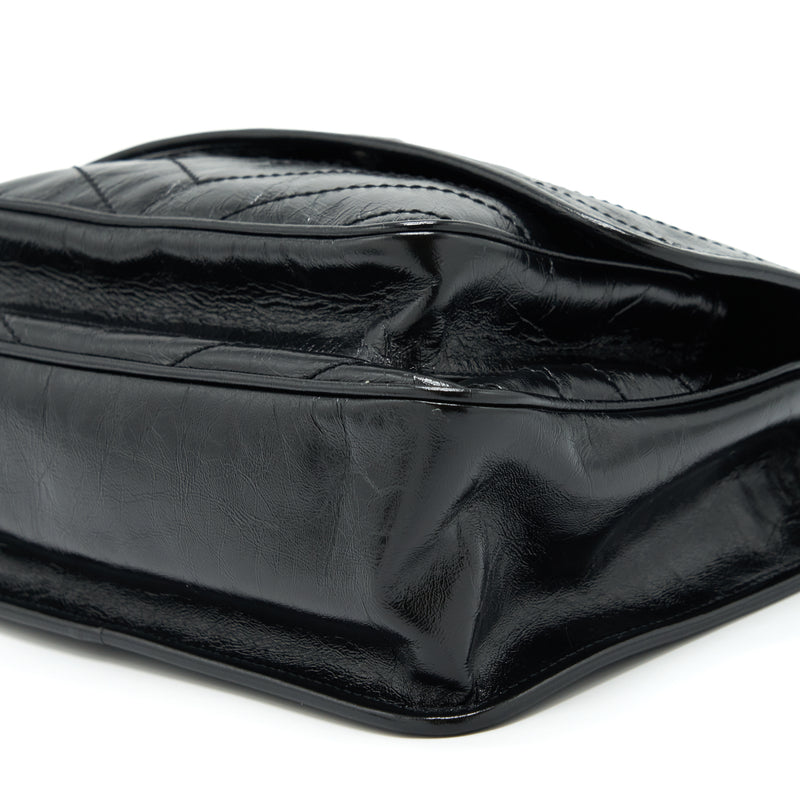 Saint Laurent/YSL Medium Niki Bag Calfskin Black SHW