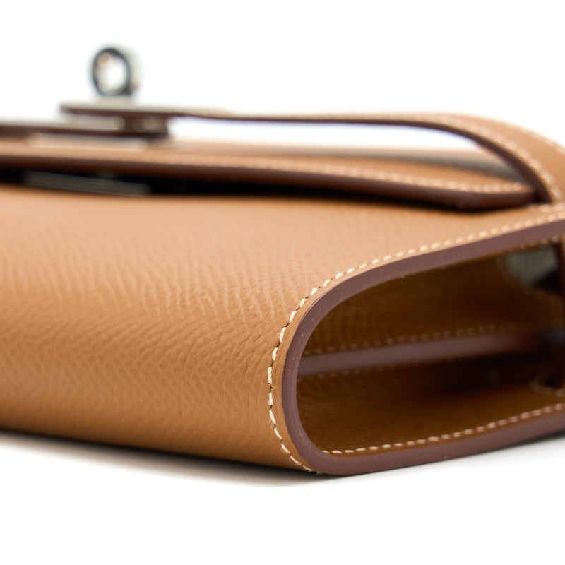 Hermes Kelly To Go Epsom Gold SHW Stamp Z