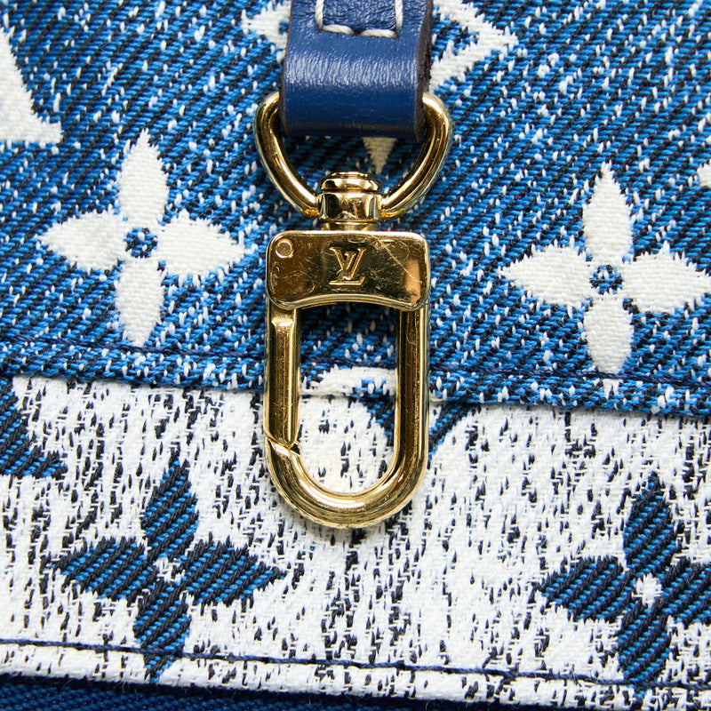 Louis Vuitton Limited Edition Blue Denim Monogram Denim Sunlight