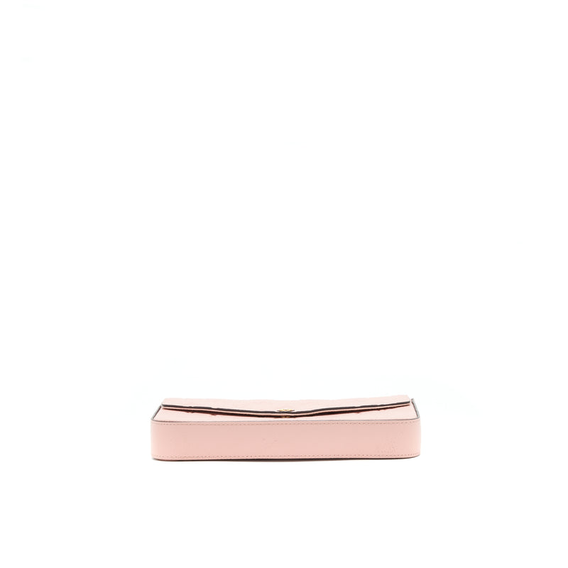 Louis Vuitton Felicie Pochette Monogram empreinte Rose poudre