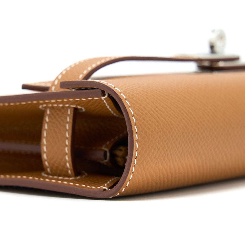 Hermes Kelly To Go Epsom Gold SHW Stamp Z
