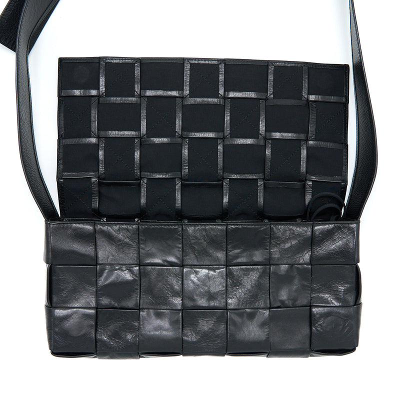 Bottega Veneta Cassette Bag Aged Calfskin Black SHW