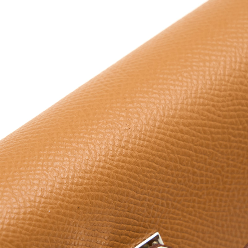 Hermes Kelly To Go Epsom Gold SHW Stamp Z