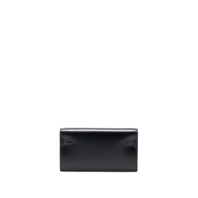 Hermes Kelly To Go Box Leather Black SHW Stamp U