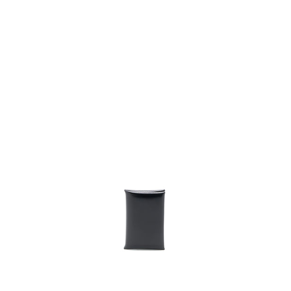 Hermes Calvi Card Holder Box Calfskin Black SHW Stamp U