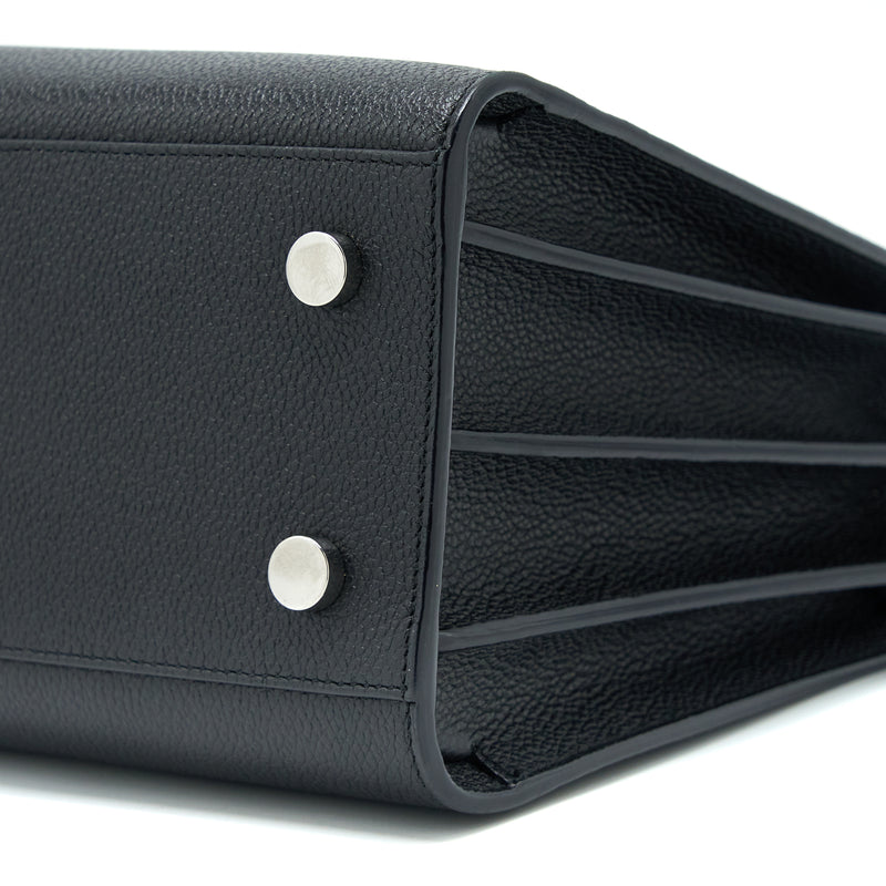 Saint Laurent Baby Sac De Jour Grained Calfskin Black SHW