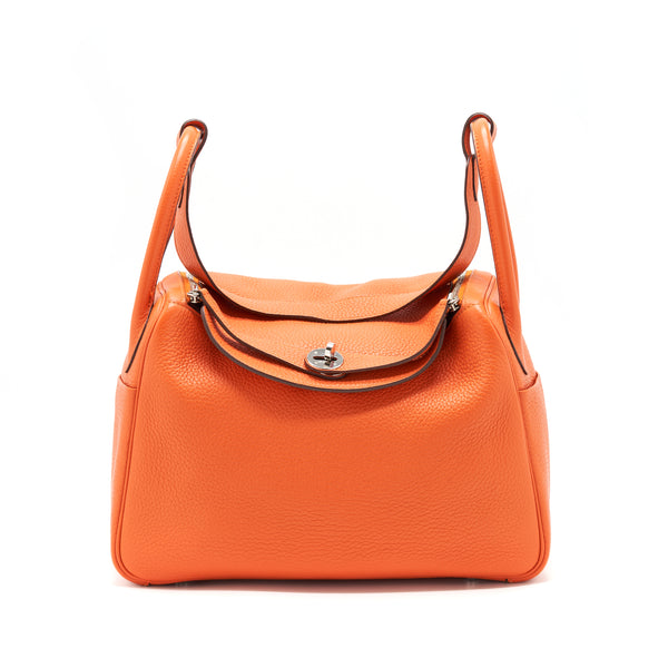 Hermes Lindy 30 Orange SHW Stamp Square Q