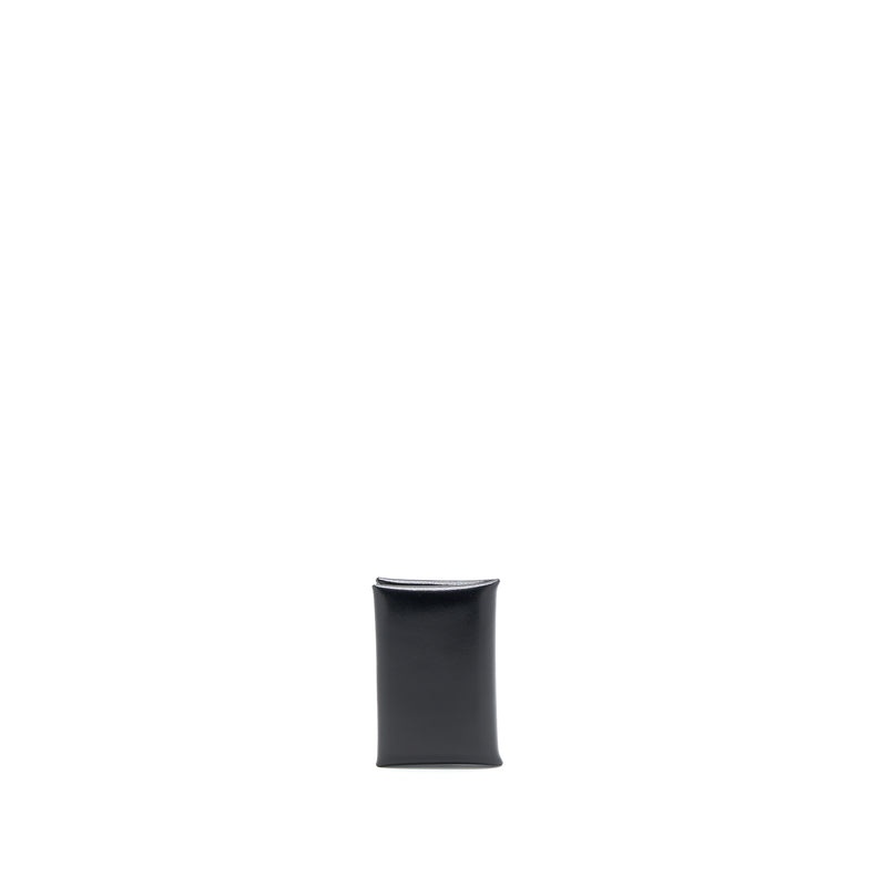 Hermes Calvi Card Holder Box Calfskin Black SHW Stamp U