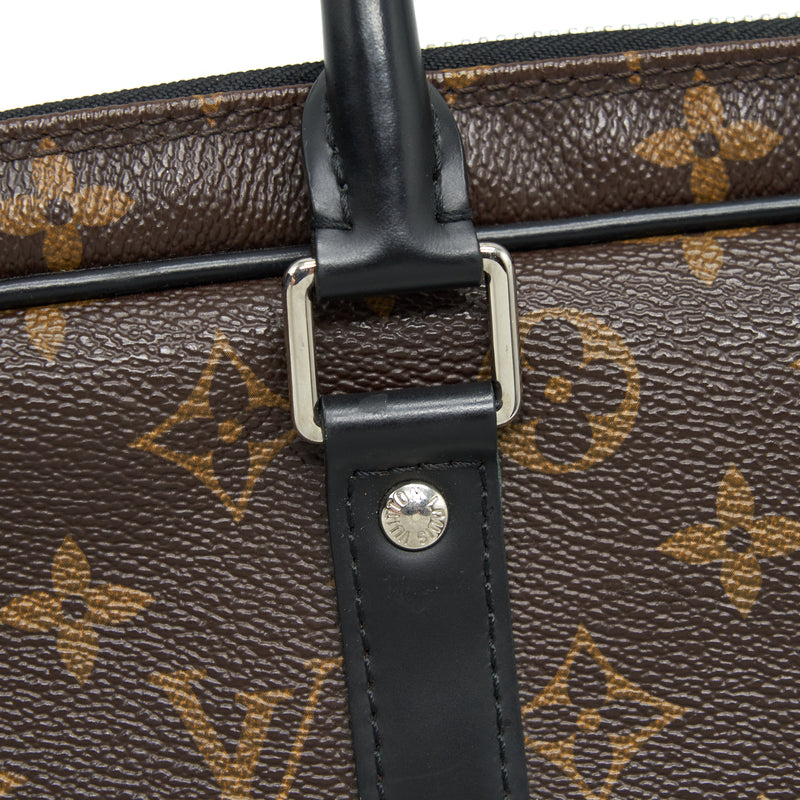 Louis Vuitton Briefcase Porte-Documents Voyage Monogram Macassar