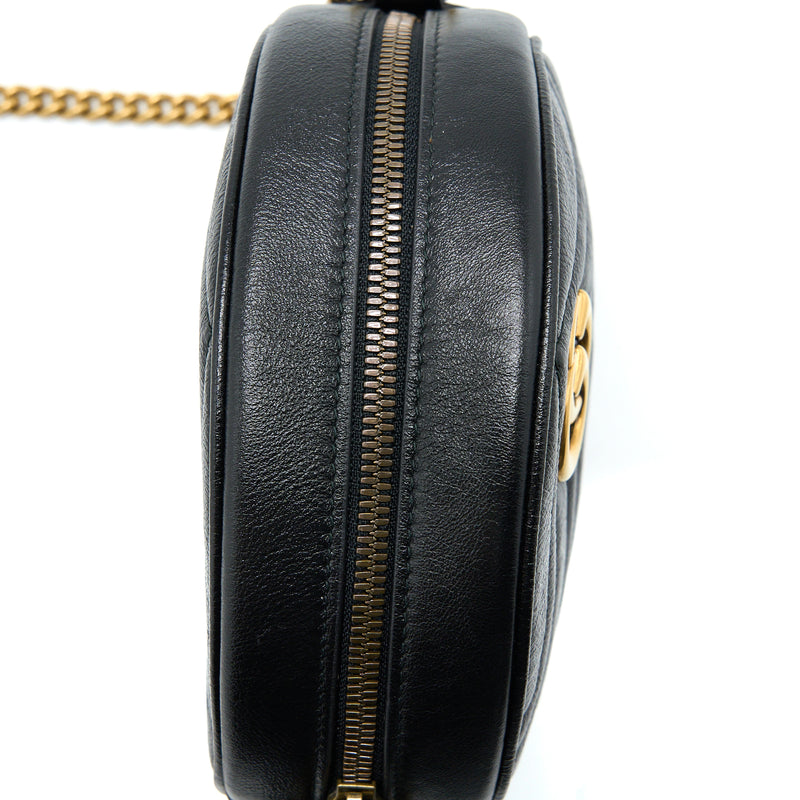 Gucci round black online bag