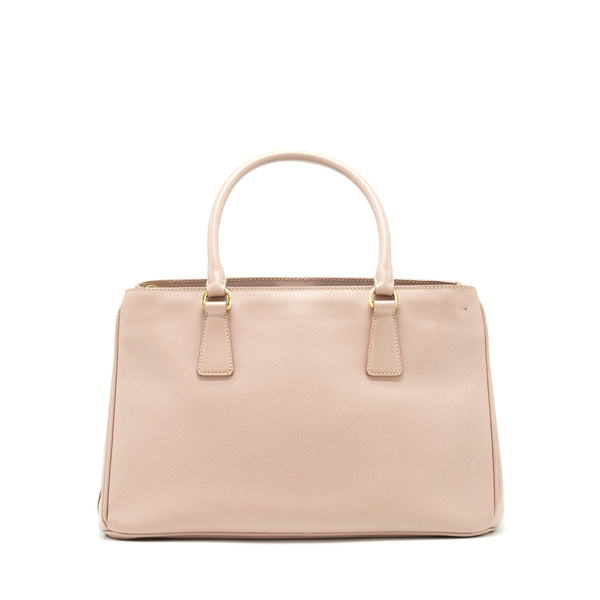 Prada Saffiano Tote Bag Beige GHW