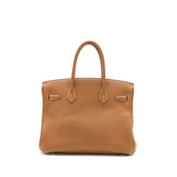 Hermes Birkin 30 Togo Gold GHW Stamp T