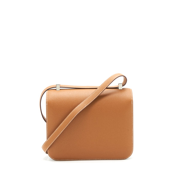 Hermes Constance 24 Epsom Gold SHW Stamp Y