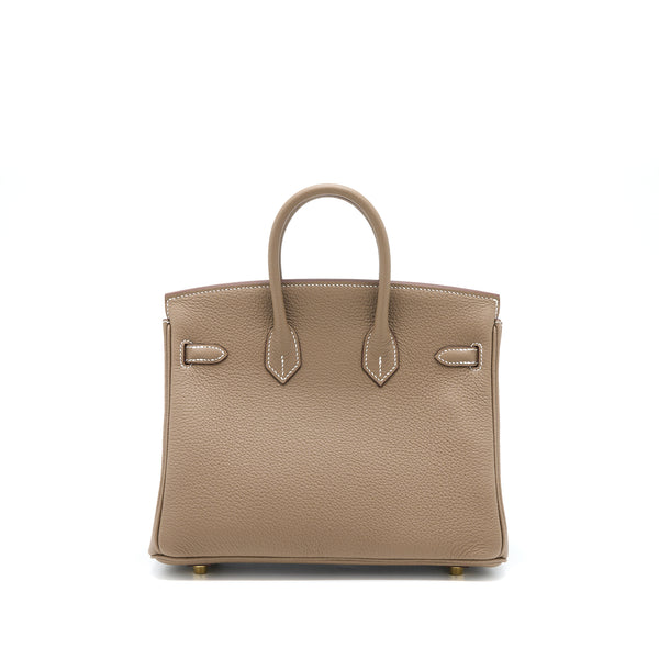 Hermes Birkin 25 Togo Etoupe GHW Stamp Z