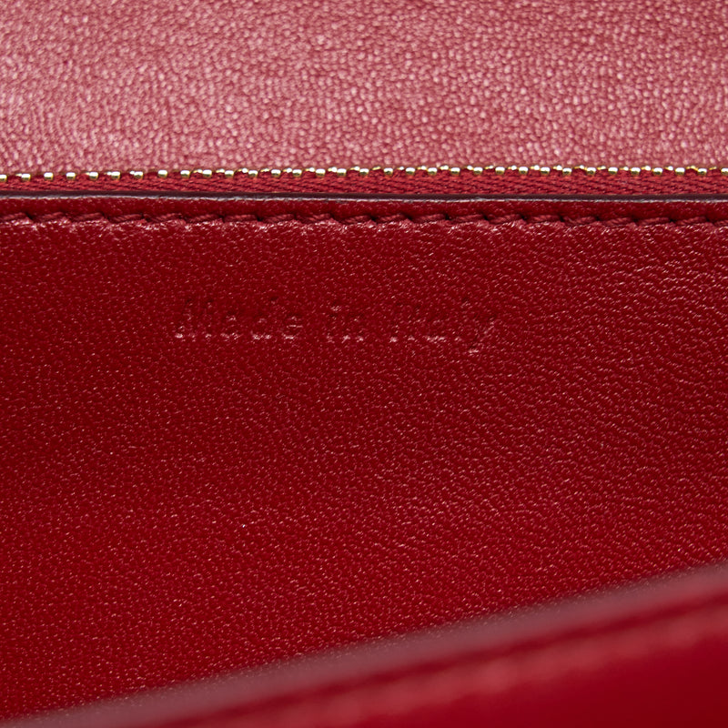 Celine Medium Classic Box Calfskin Red GHW