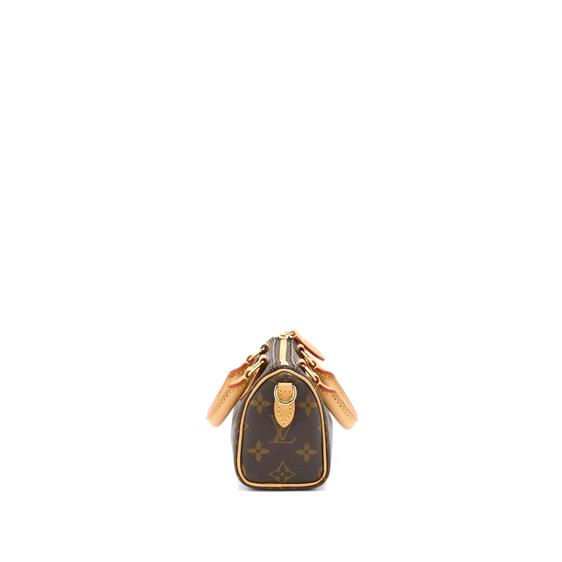 Louis Vuitton New Version Nano Speedy Monogram Canvas GHW