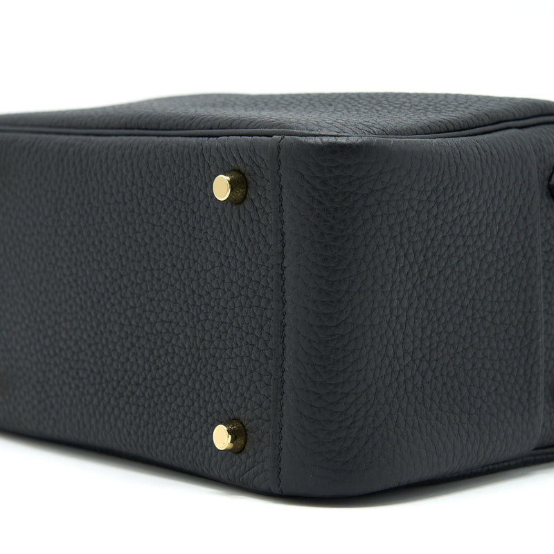 Hermes mini lindy black GHW stamp Z
