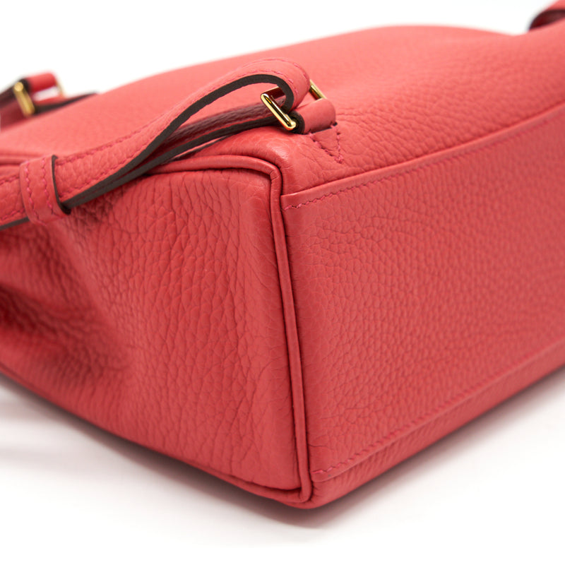 Hermes kelly Ado A5 Bougainvillea GHW clemence Leather
