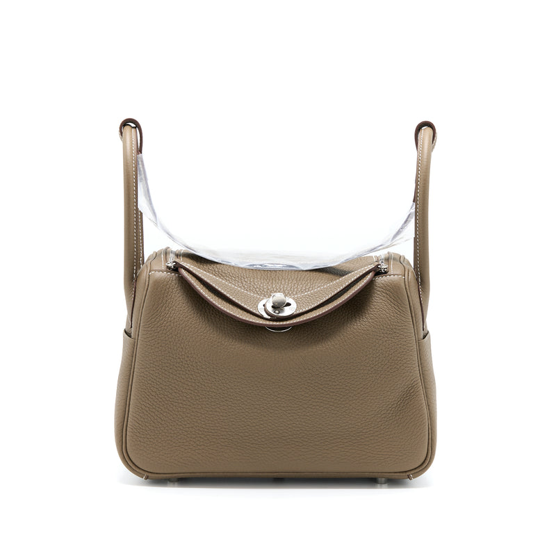 Hermes Lindy 26 Clemence Etoupe SHW Stamp U