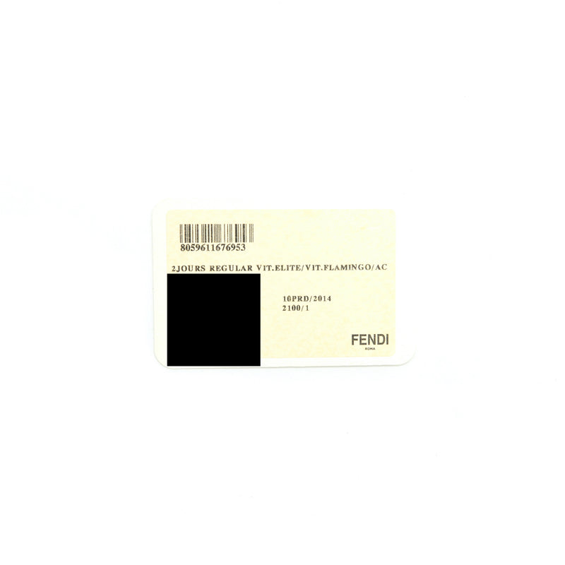 Fendi discount authentication card