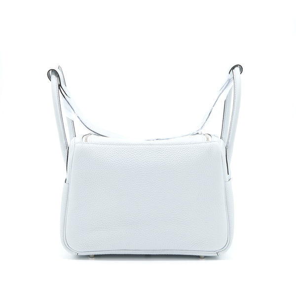 Hermes Lindy 26 Clemence Blue Pale SHW Stamp U