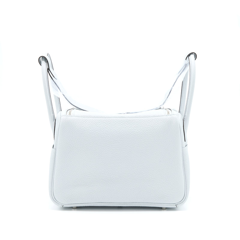 Hermes Lindy 26 Clemence Blue Pale SHW Stamp U
