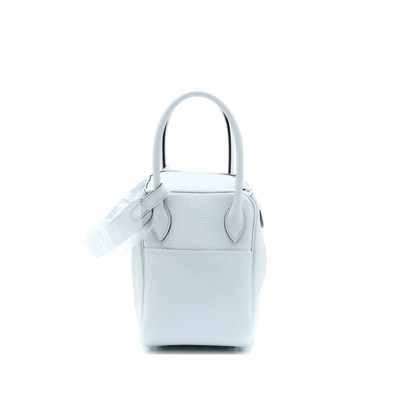 Hermes Lindy 26 Clemence Blue Pale SHW Stamp U