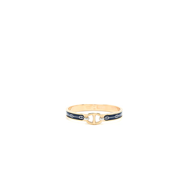 Hermes Size GM Mini Clic Chaine D’Ancre Farandole Bracelet Multicolor Rose Gold Tone