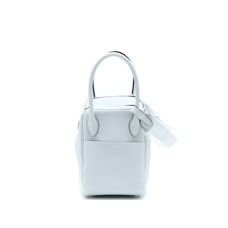 Hermes Lindy 26 Clemence Blue Pale SHW Stamp U