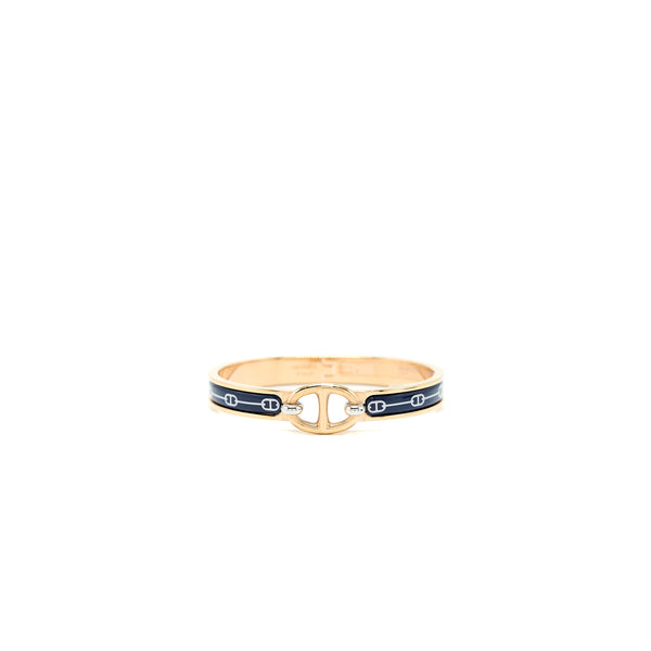 Hermes Size GM Mini Clic Chaine D’Ancre Farandole Bracelet Multicolor Rose Gold Tone
