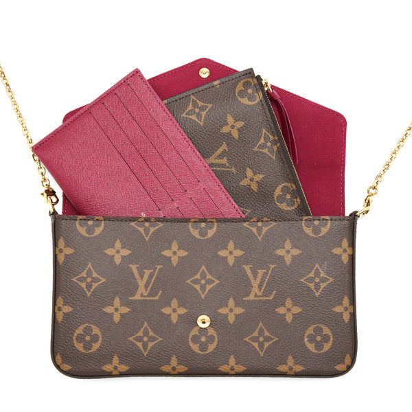 Louis Vuitton Felicie Pochette Monogram Canvas GHW