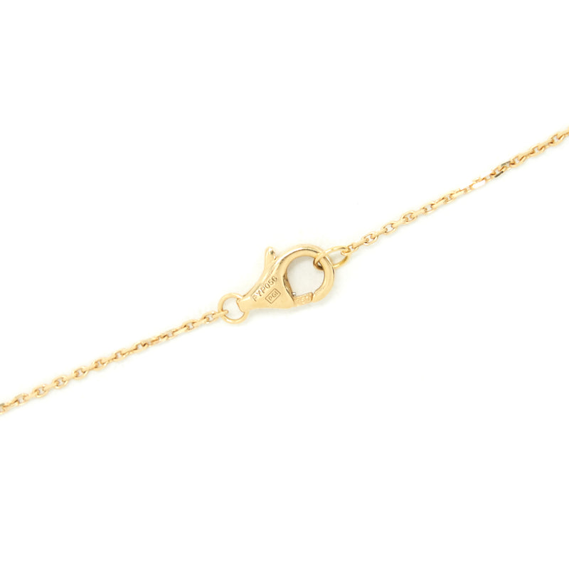 CARTIER AMULETTE DE CARTIER NECKLACE XS MODEL WITH YELLOW GOLD WHITE MOTHER-OF-PEARL
