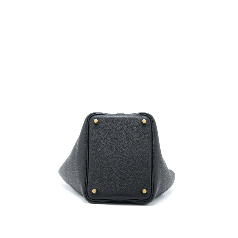 Hermes Picotin 18 Lock Bag Clemence Black GHW Stamp U