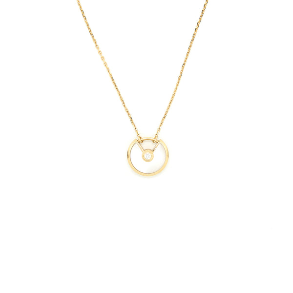 Cartier Love Diamond Yellow Gold Necklace | Necklace, Yellow gold necklaces,  Cartier love