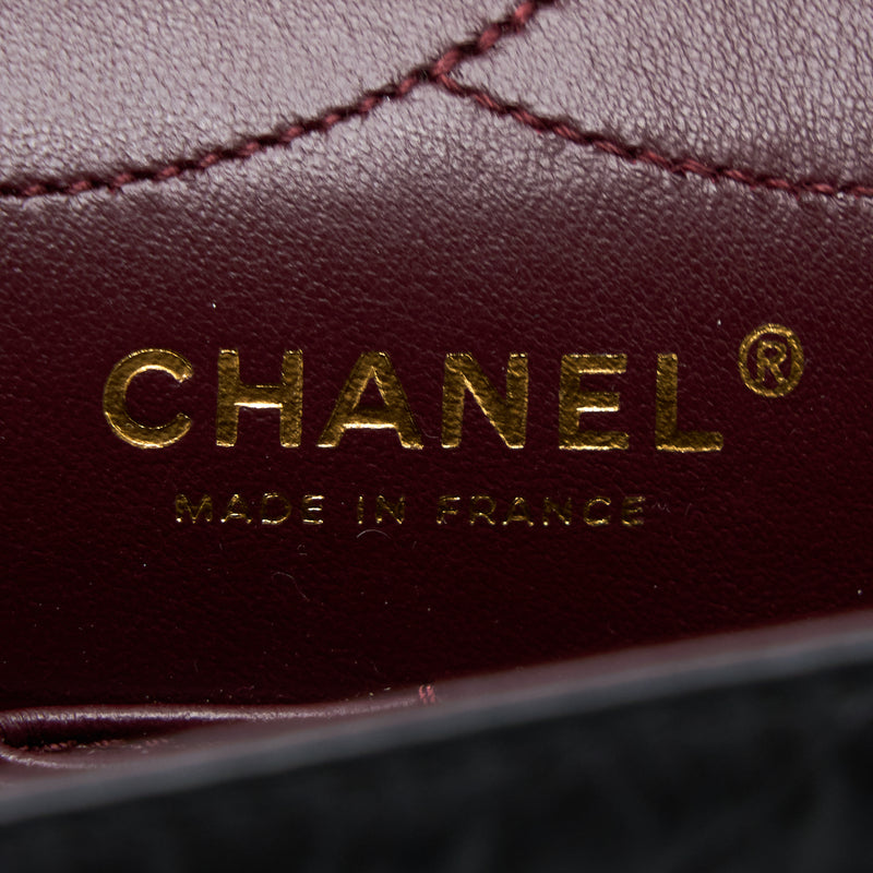 Chanel 2.55 227 Reissue Flap Bag Aged Calfskin Black GHW