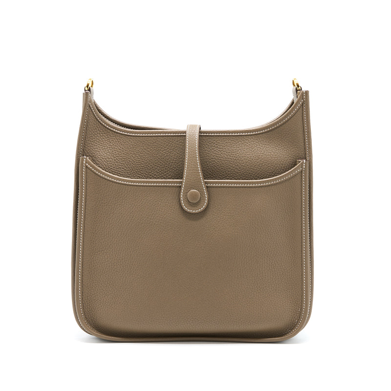 Hermes Evelyne 29 Clemence Etoupe GHW Stamp Z