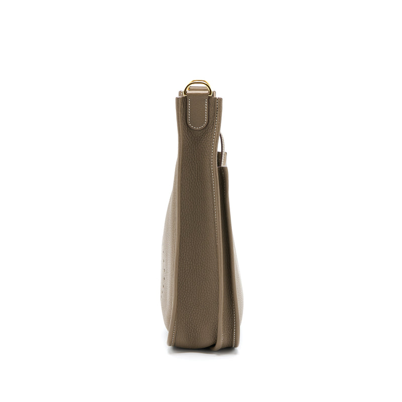 Hermes Evelyne 29 Clemence Etoupe GHW Stamp Z